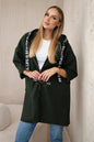 Women's Hooded Sports Solid Color Casual Long Sleeves Coats