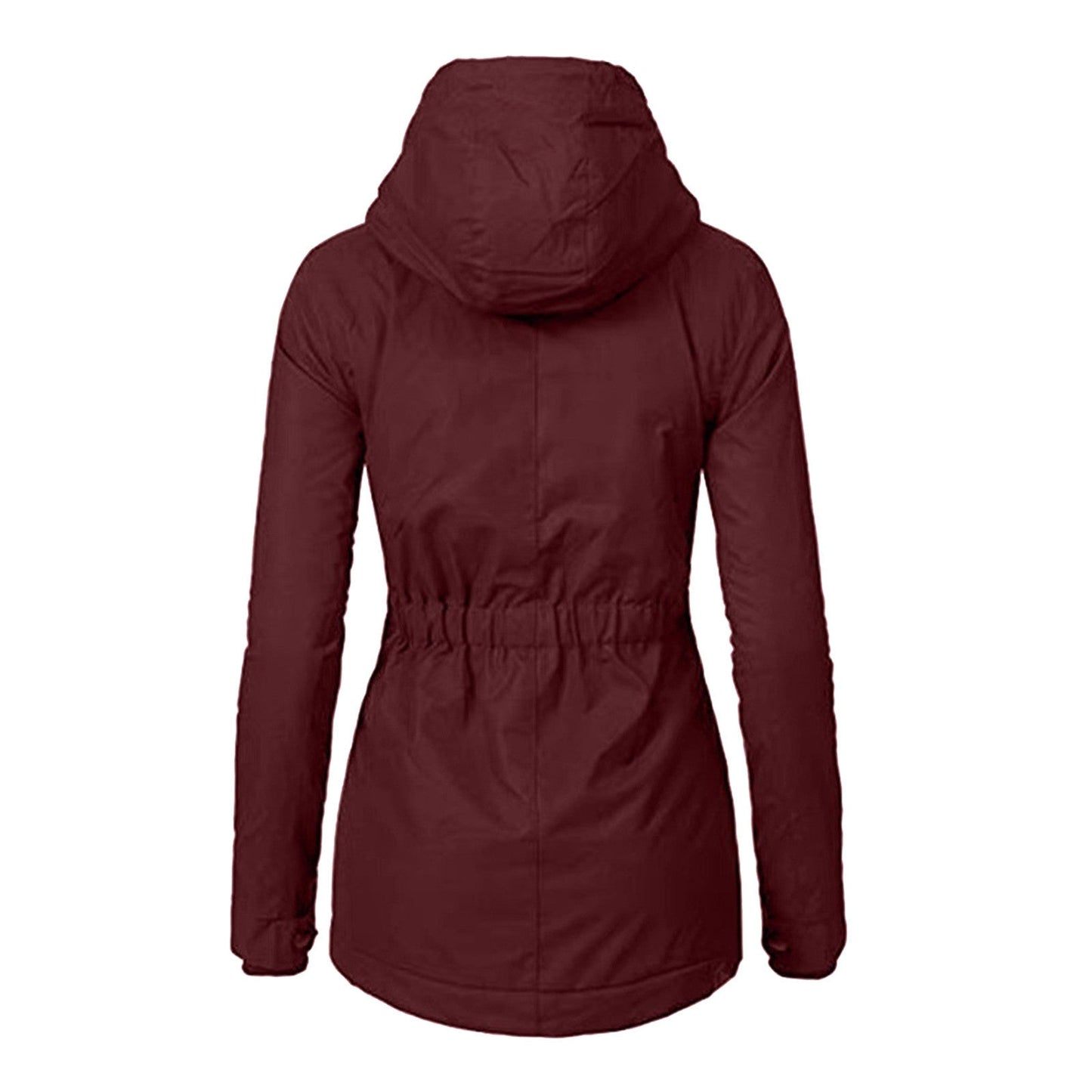 Women's Long Sleeve Zipper Pocket Thickened Colors Coats