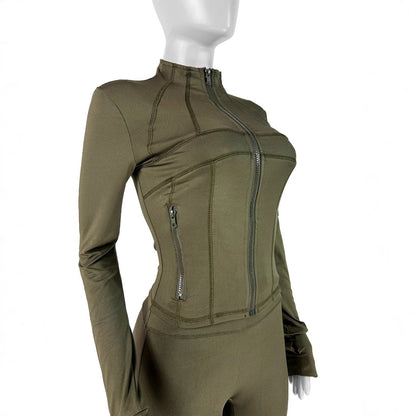 Leisure Sexy Tight Long Sleeve Two-piece Suits