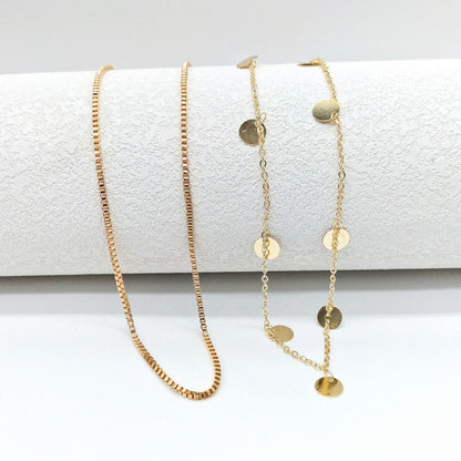 Disc Bead Chain Waist Chain for Women Body Jewelry