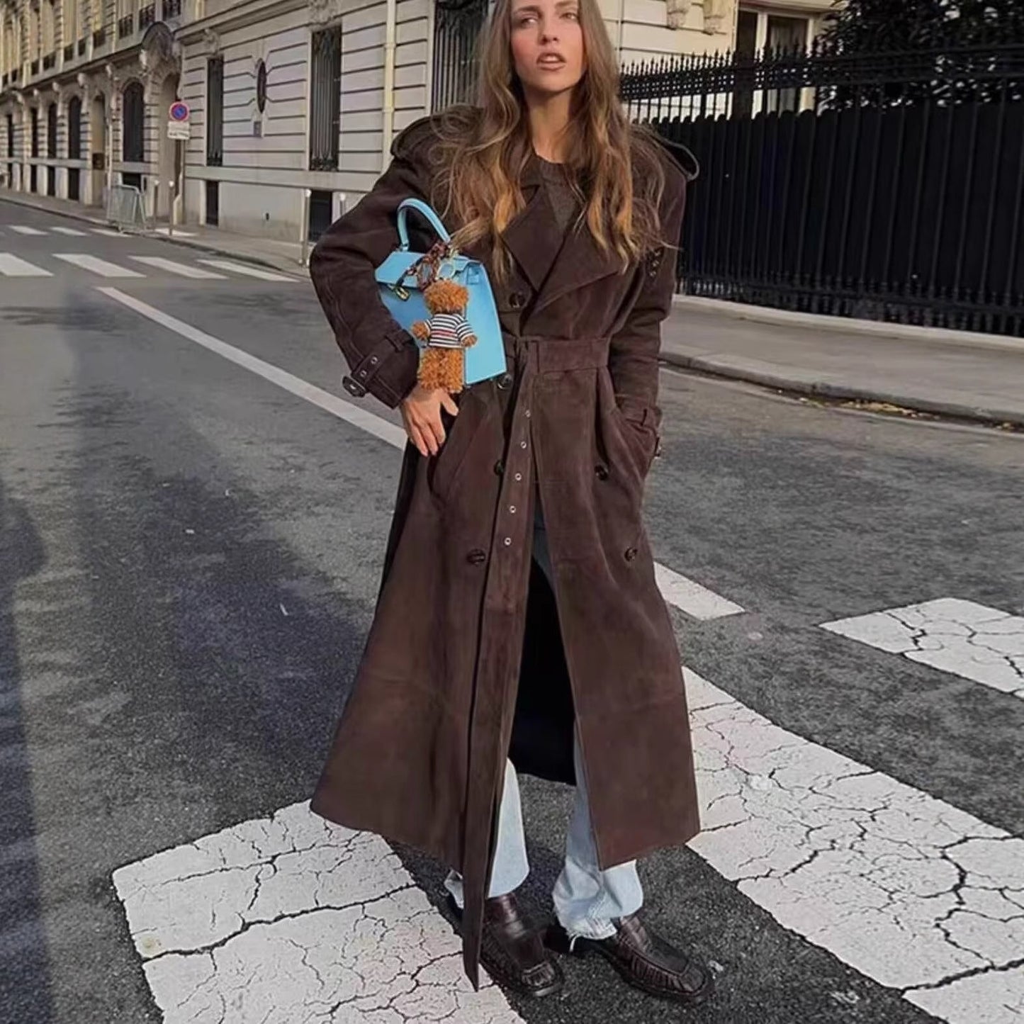 Women's Fashion Casual Loose Temperament Trench Coats