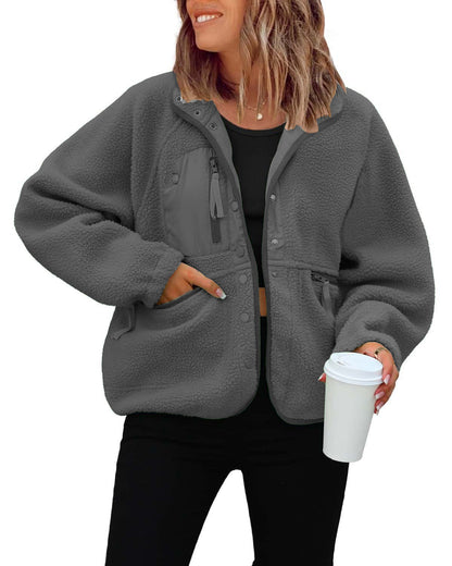 Women's Pretty Polar Fleece Sports Leisure Jackets