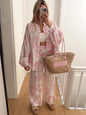Women's Long Sleeve High Waist Straight Two-piece Fashion Temperament Suits