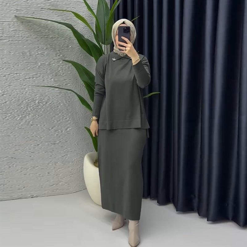 Long Sleeve Split Loose Casual Lazy Sweaters