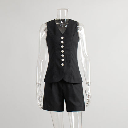 Women's Cotton Linen Summer Commuter Casual Suits