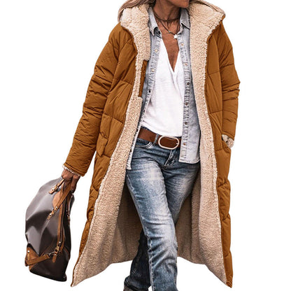 Unique Popular Trendy Long-sleeved Double-sided Thickened Coats