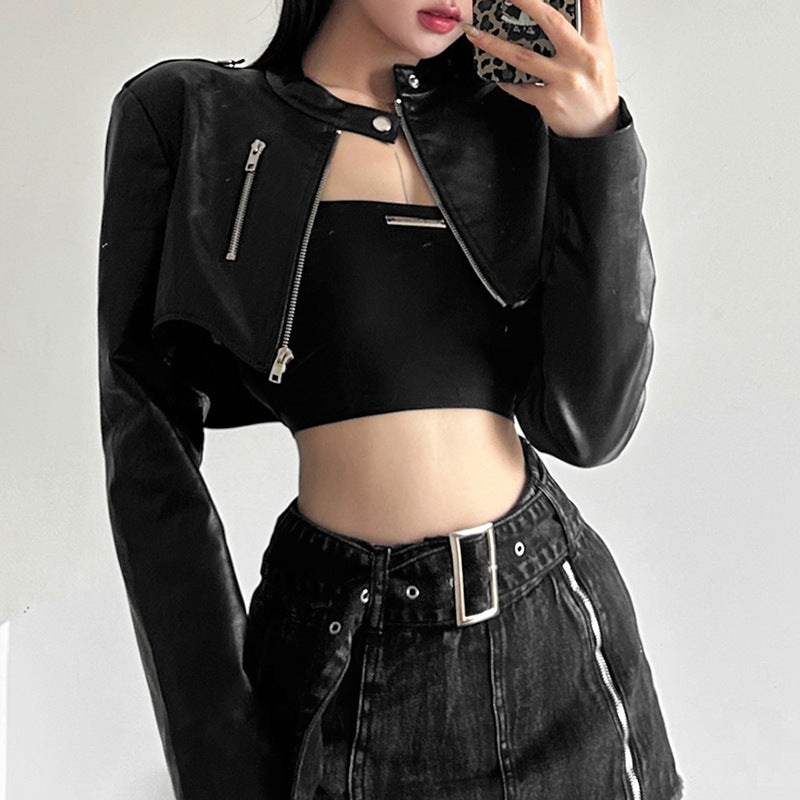 Women's Solid Color Slim Street Fashion Round Coats