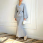 Wide Sleeve Temperament High Waist Half-length Suits