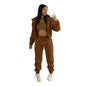 Women's Fashion Wear Brushed Hoody Hooded Leisure Suits