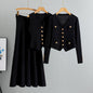 Women's Korean Style Three-piece Set Knitted Suits