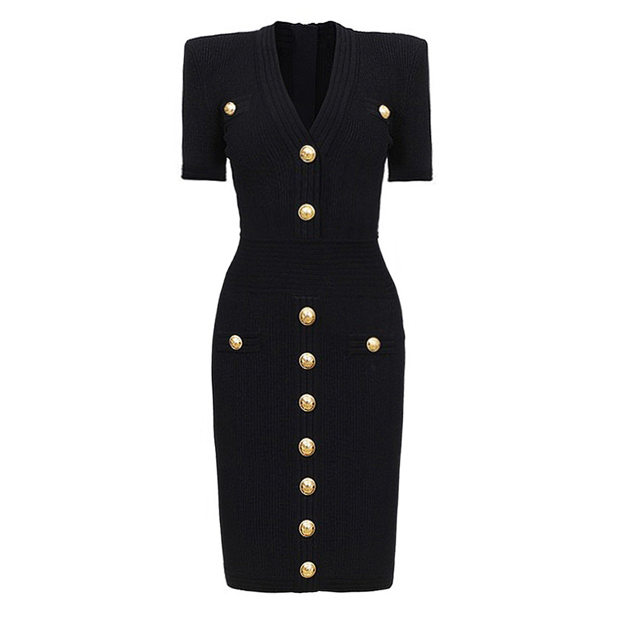 Women's Lengthened Summer Fashionable Knitted Slim Fit Dresses