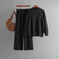 Women's Neck Split Korean Loose Soft Glutinous Suits