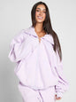 Women's Spring Solid Color Hooded Long-sleeved Zipper Suits