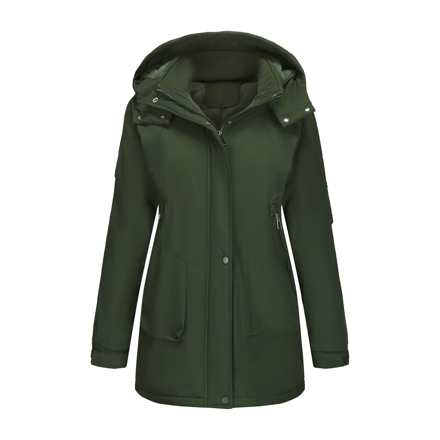 Women's Detachable Windproof Warm Mountaineering Casual Shell Coats