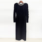 Fashionable Stringy Seedge Three-dimensional Decoration Long Dresses