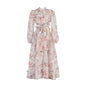 Catwalk Design Sense Hanging Flower Long Dresses
