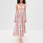 Strap Positioning Printed Dress Vacation Loose Dresses
