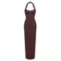 Dress Halter Cut-out Senior Sexy Inner Dresses