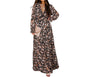 Women's Long Sleeve Fashion Print Fairy Elegant Dresses