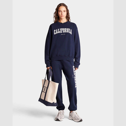 Women's American Niche Letter Printing Fleece Sports Sweaters