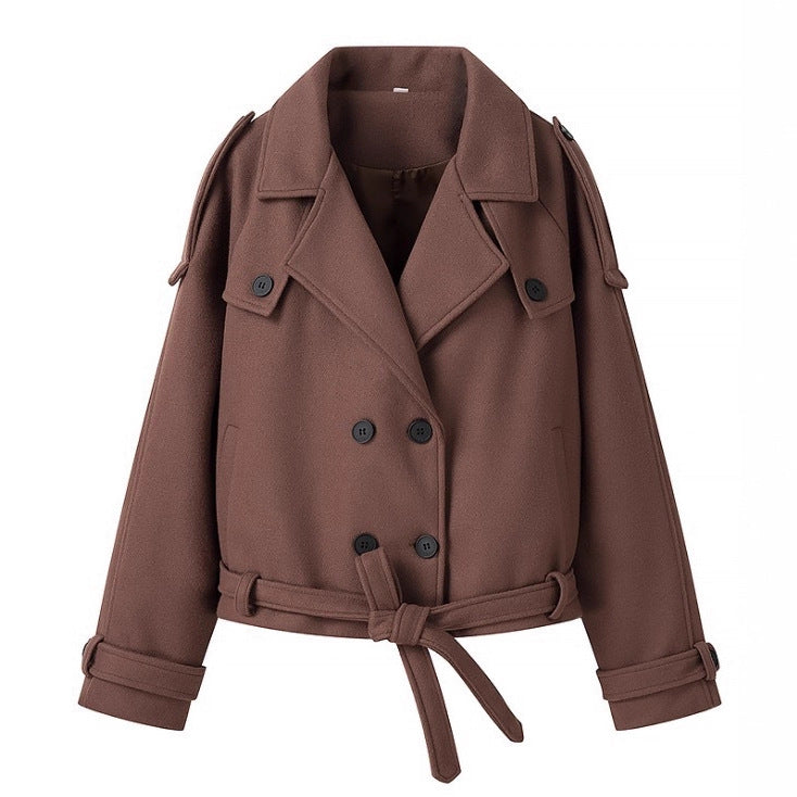 Women's New Elegant Versatile Fashion Woolen Coats