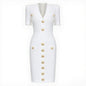 Women's Lengthened Summer Fashionable Knitted Slim Fit Dresses