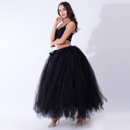 Gauze Hula Performance Grapy Patchwork Assorted Wedding Dresses