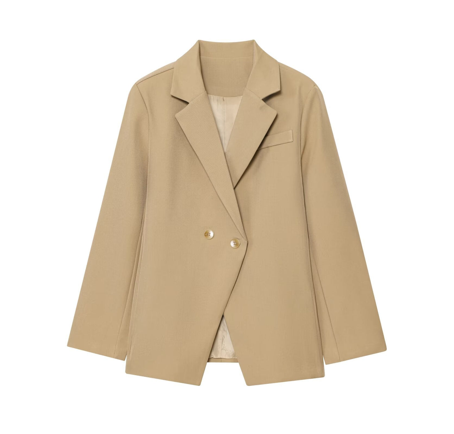 Women's Fashion Casual Temperament Commute Waist Profile Blazers