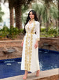 Two-piece Golden Lace Sequined Embroidered Pearl Embroidery Dresses