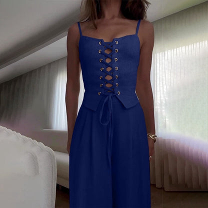 Pure Desire Sexy Cutout Tied Casual Suits