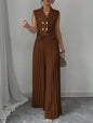 Women's Slouchy Fashion Pleated Two-piece For Suits