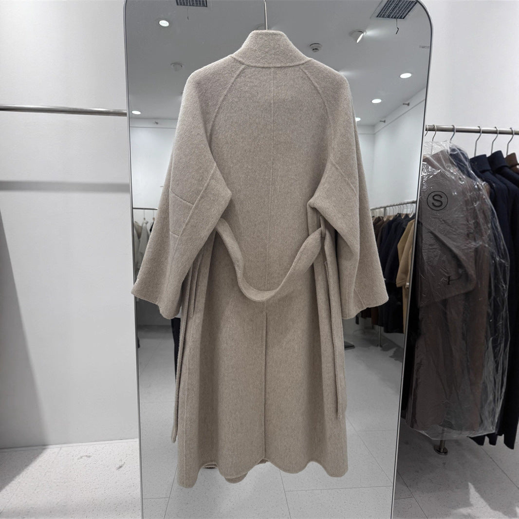 Women's Overcoat Long Design Korean Style Loose Coats