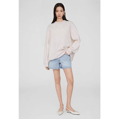 Women's Classic Towel Embroidery Special Embroidered Fleece Sweaters