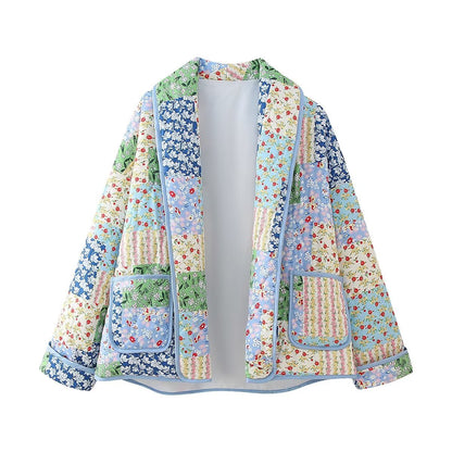Women's Charming Street Fashion Casual Printed Coats