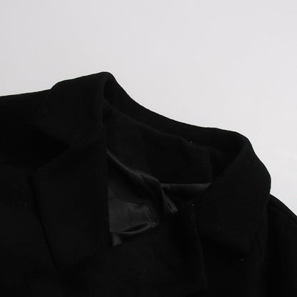 Women's Hepburn Style Classic Profile Overcoat Autumn Lapel Coats