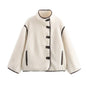 Women's Single-breasted Long Sleeve Pocket Loose Casual Coats