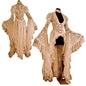 Women's Vintage Court Style Lace Embroidery Sexy Patchwork Antique Dresses