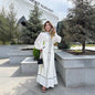 Bow Decoration Color Collision Design Elegant Dresses