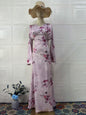Women's Summer Elegant Soft Temperament Long Sleeve Dresses