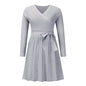 Slouchy Woolen Sexy Pleated Knitted Dress Dresses