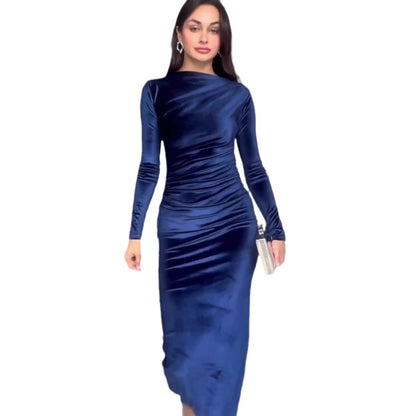 Women's Slim Fit Sexy Waist Trimming Irregular Dresses