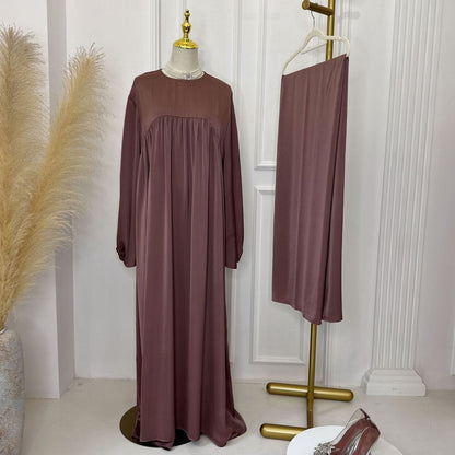 Solid Color Loose Comfortable Dress With Dresses