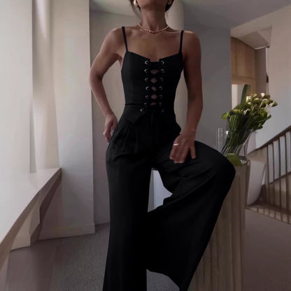 Pure Desire Sexy Cutout Tied Casual Suits