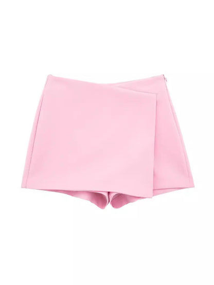 Women's Pretty Glamorous Fashion Casual Asymmetric Shorts