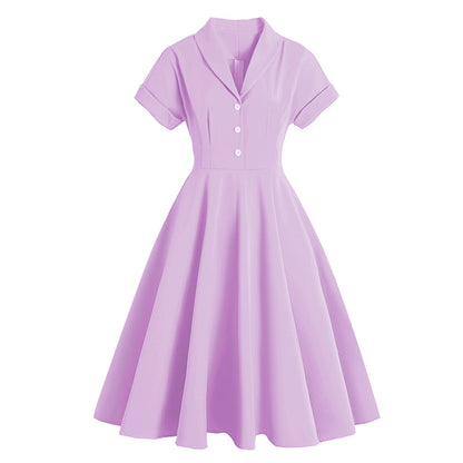 Performance Dress Hepburn Style Large Swing Dresses