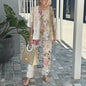 Neck Shirt With Half Sleeve Printed Floral Suits