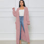 Women's Lazy Fashion Solid Color Long Twist Dresses