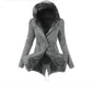 Women's Clothes Hooded Slim Fit Warm Zipper Coats