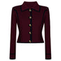 Creative Fashion Knitted Woolen Tup Straight Suits