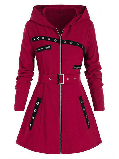 Women's Versatile Elegant Long Sleeve Hooded Coats